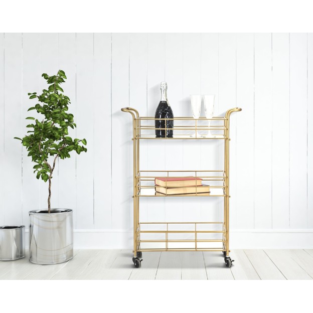 CARUCIOR PENTRU SERVIRE GLAM RET. CM 60X30,5X80