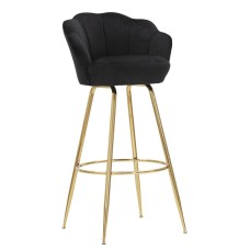 Taburet de bar bar vienna nero cm 55x53x110