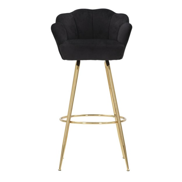 TABURET DE BAR BAR VIENNA NERO CM 55X53X110 