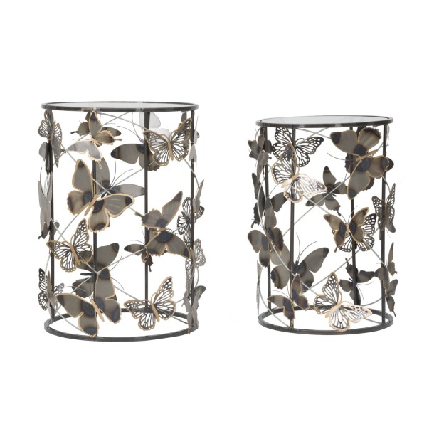 SET 2 MESE FARFALLE 41,3X55-35X50,3 