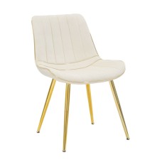 Scaun paris crema/gold set 2 pz cm 51x59x79