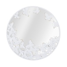 OGLINDA DE PERETE FLUTURE ALB 62,5X2,3