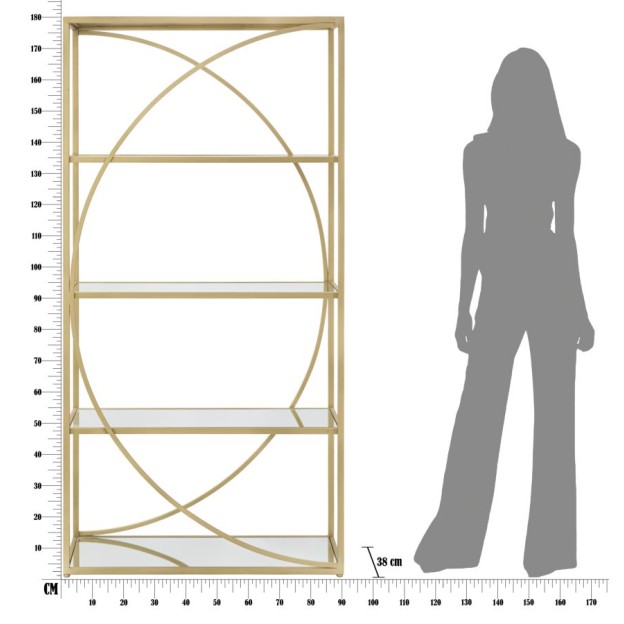 RAFT CARTE GLAMMY CM 90X38X180 