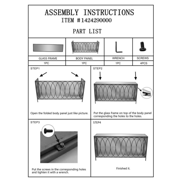 CONSOLA ARC SIMILMARBLE CM 160X40X79 