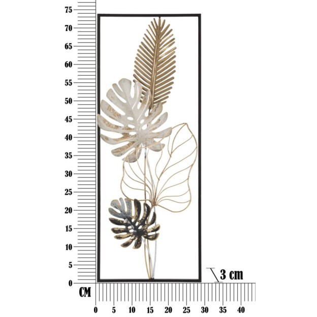 PANOU FIER DE PERETE PLAM -B- CM 28,5X3X74 