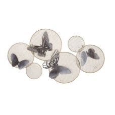 PANOU DE PERETE FIER FLUTURILE ÎNCHIS CM 66X5X38