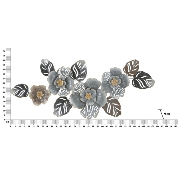 PANOU DE PERETE FIER GRI -A- CM 157,5X9X66,5