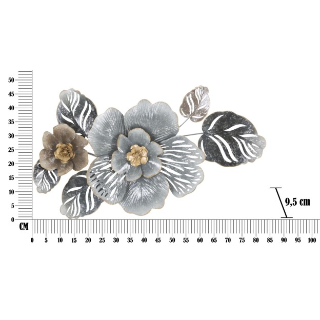 PANOU DE PERETE FIER GRI -B-CM 84X9,5X48