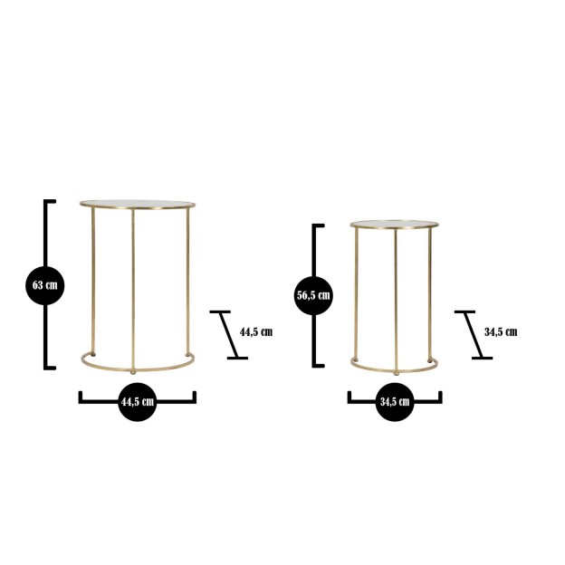 MASA GLAM SIMPLY COPPIA 44,5X63-34,5X56,5 