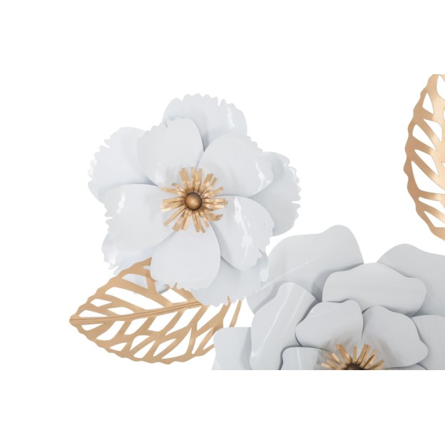 PANOU DE PERETE FIER DECOR ALB 158X9X60 