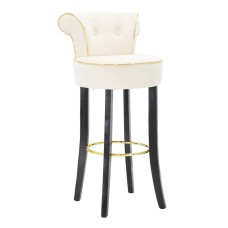 Tabur de bar luxy cream cm 46x48x96