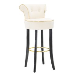 Tabur de bar luxy cream cm 46x48x96