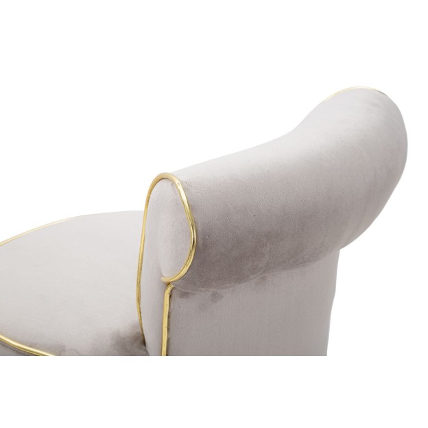 TABURET DE BAR LUXY GREY CM 46X48X96 