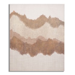 TABLOU ARTĂ MANUAL BROWNY CM 80X3,7X100 | HomeVibes