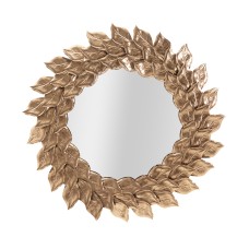 OGLINDA DE PERETE GLAM PETAL RAME 73X5