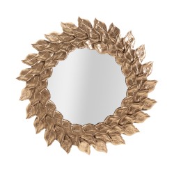 OGLINDA DE PERETE GLAM PETAL RAME 73X5 | HomeVibes