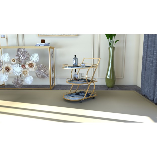 CARUCIOR MARMURA STICLA MIX CM71X45,5X84,5 