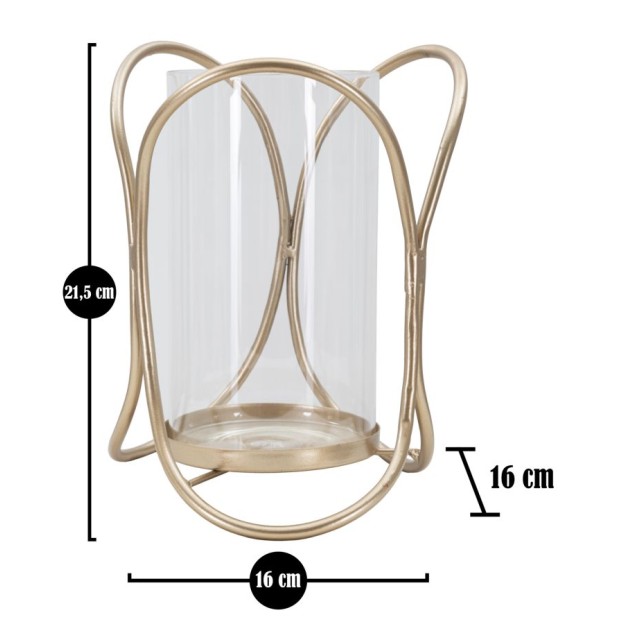 SUPORT LUMANARE GLOX DARK 16X21,5 