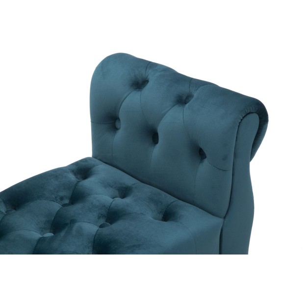 BANCĂ PARIS TEAL/AUR CM 120X40X60