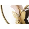 OGLINDA DE PERETE DUBLA FARFALLE ROZ CM 81X3X52,5 
