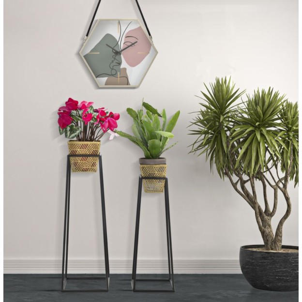 SUPORT GHIVECE SET 2 BUC CM Ø 23X70-20X60 