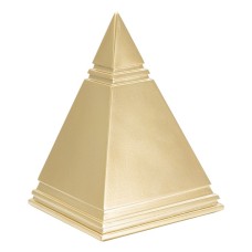 FIGURINA PIRAMID GOLD CM 11,5X11,5X15,5