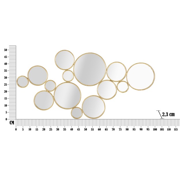 PANOU DE PERETE CU OGLINDĂ 100X2,3X51,5 
