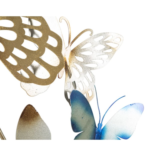 PANOU DE PERETE FLUTURI AURIU/ALBASTRU 59,5X4X111,5 