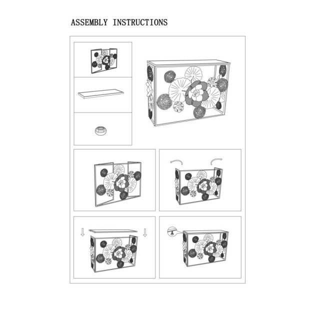 CONSOLA GLAM REDY CM 114X41,5X80 