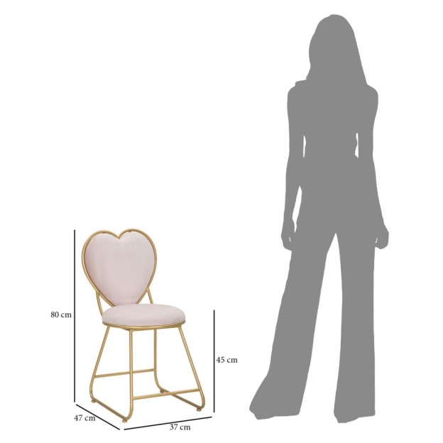 SCAUN INIMA CM 37X47X80 