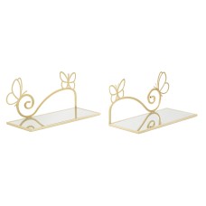 SET RAFTURI FLUTURI PERETE PAT 2 BUC CM 41,5X18X21