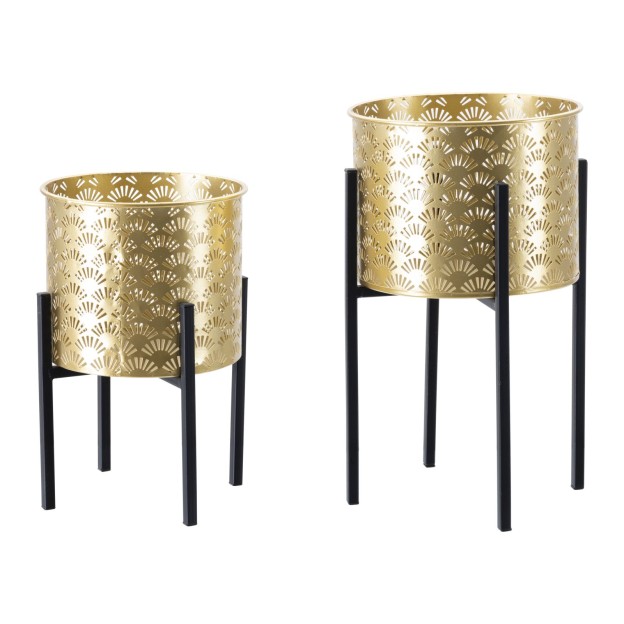 SET 2 SUPORTI GHIVECE GLISSY  -A- CM Ø 21X38-19X28 