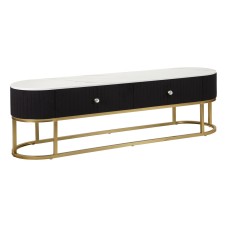 Suport TV montpellier negru cm 150x42x45