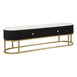 Suport TV montpellier negru cm 150x42x45