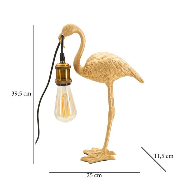 LAMPĂ DE MASA FLAMINGO CM 13X11,5X39,5 