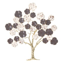 DECORATIE PERETE ALBERO PURPY CM 73,7X5X80 | HomeVibes