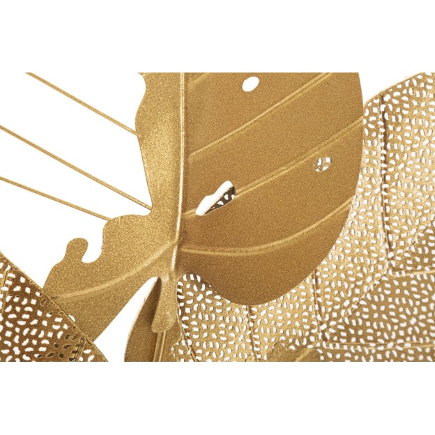 DECORATIE PERETE FRUNZĂ DE TOAMNĂ AURIU 53X4X84,5 