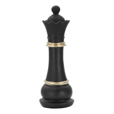 FIGURINA REGINA NEGRU CU AURIU 9X25,5