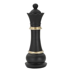 FIGURINA REGINA NEGRU CU AURIU 9X25,5 | HomeVibes