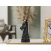 FIGURINA CAL NEGRU CU AURIU 10,5X8,5X19 