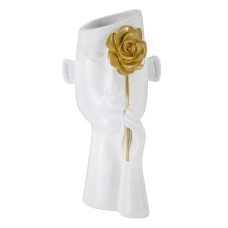 VAZA FACE C/FIORE CM 14X13X27
