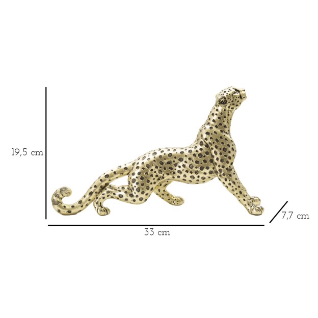FIGURINA LEOPARD POINT CM 33X7,7X19,5 