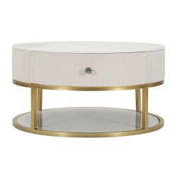 Masa bafeta montpellier crema cm ø 75x36