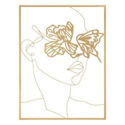 PANOU DE PERETE FIER GOLD FACE CM 60X1X80 | HomeVibes