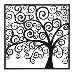PANOU DE PERETE FIER TREI PLUS CM 100X1X100 | HomeVibes