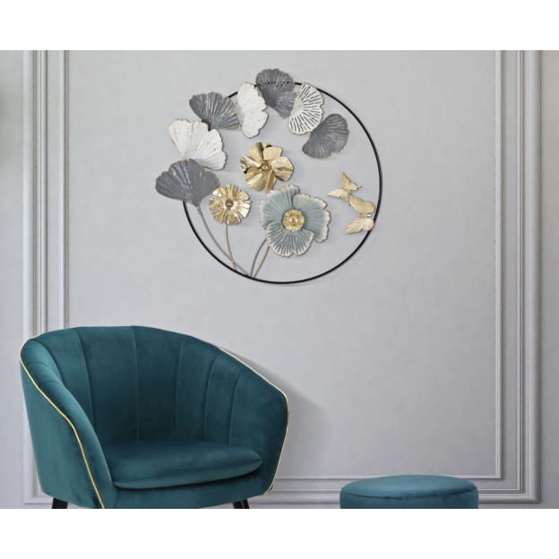 PANOU FIER PERETE CAMPUR ROTUND CM 78,5X5X74 