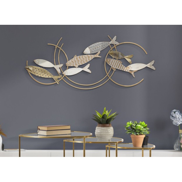 DECORATIE PERETE FISH MOVE CM 142,9X5X61,6 