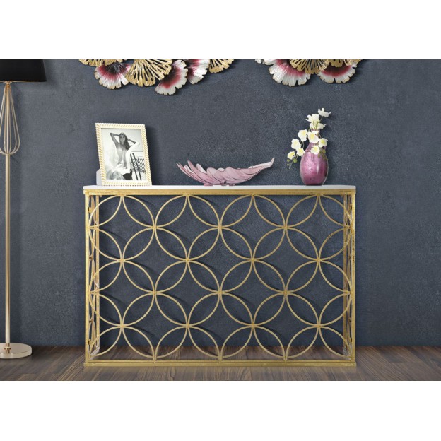 CONSOLA STAR MARMURA CM 120X40X80