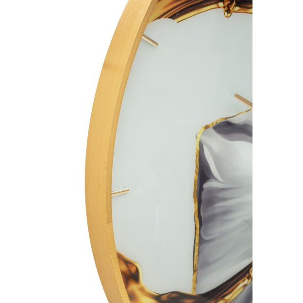 CEAS DE PERETE TRANDAFIR DIN STICLA 80X5 