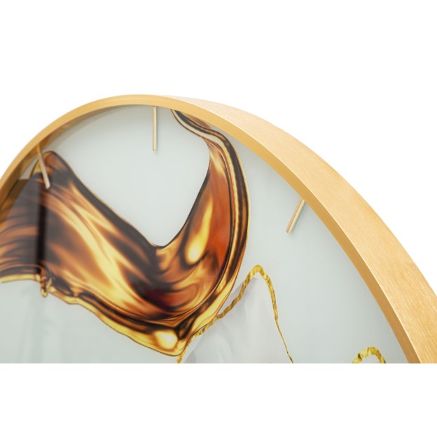 CEAS DE PERETE TRANDAFIR DIN STICLA 80X5 